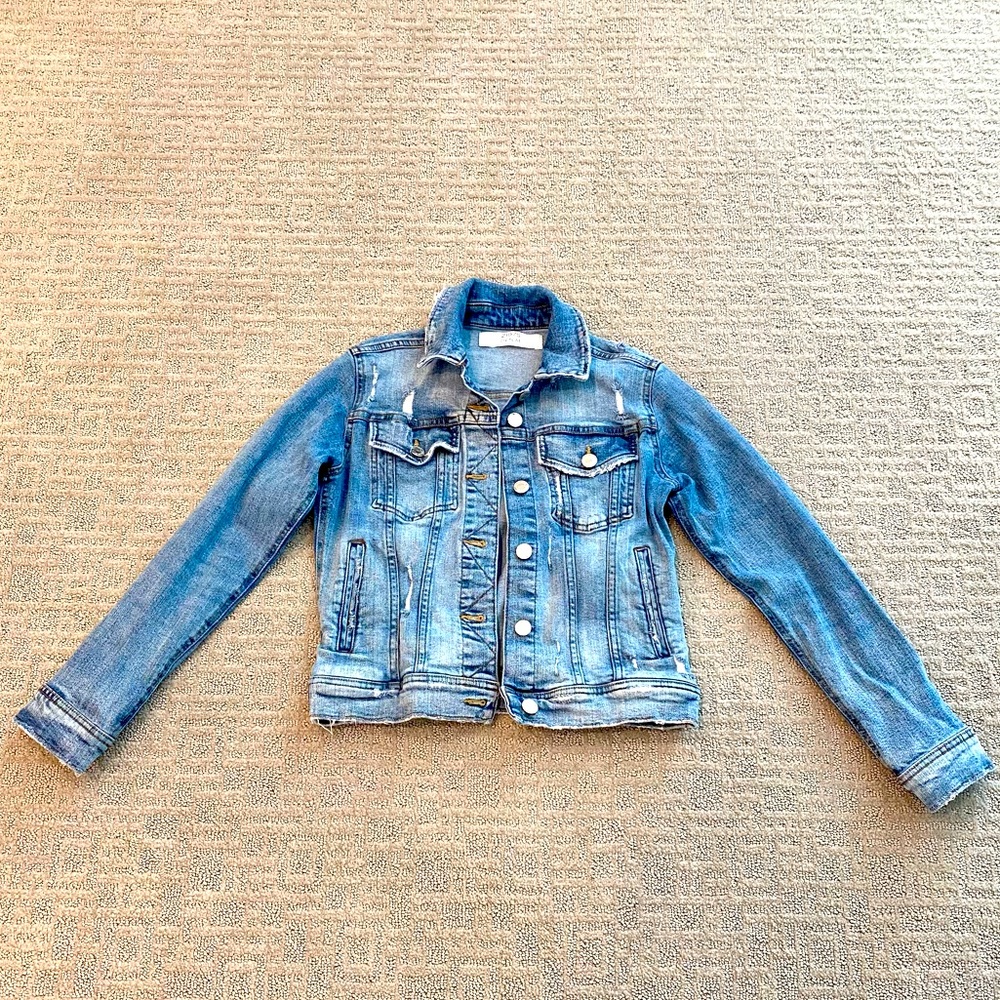 Zara 1975 Denim Jacket (Distressed)